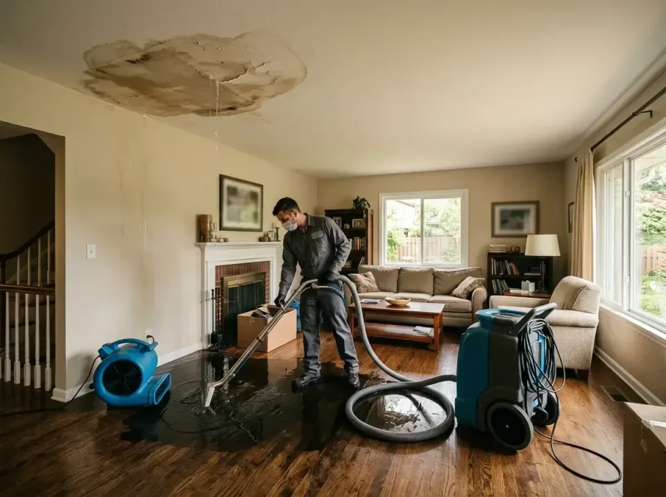 attic-pipe-burst-ceiling-drip-008 — frequently asked questions, Water Damage Restoration & Carpet Care in New Albany, MS